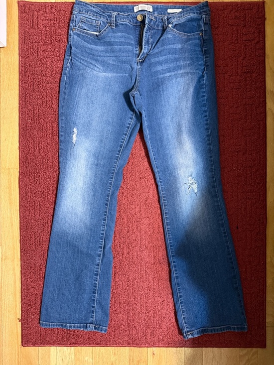 Vintage America Denim - Vintage America Women's Bootcut Jeans in Blue Mid Wash